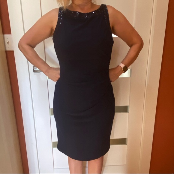 American Living Dresses & Skirts - NWT American Living navy elegant knee midi dress plus